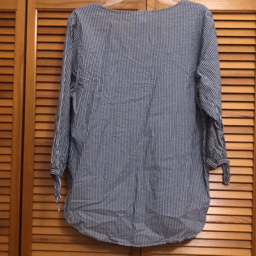 H&M Blue Striped Shirt - Picture 5 of 5